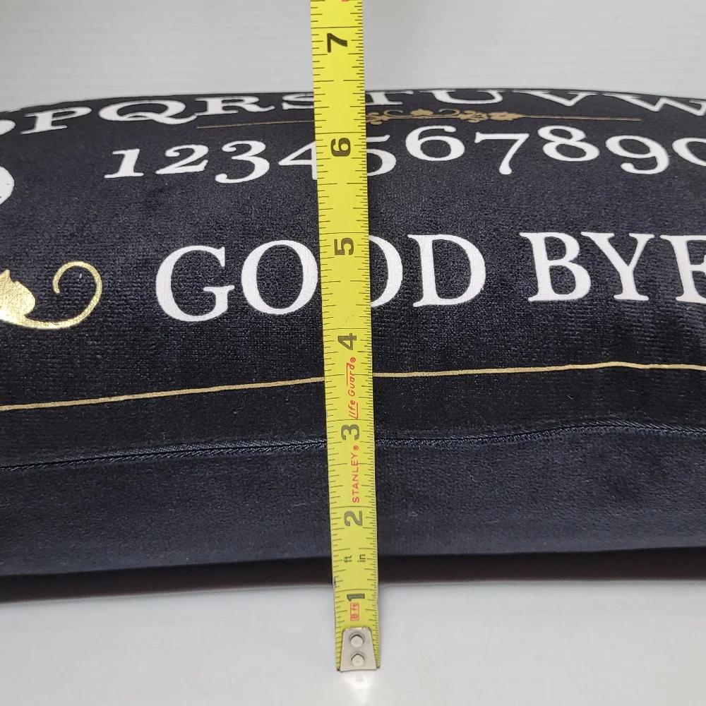 Mystical Black Ouija Board Large Throw Pillow